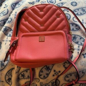 Pink Quilted Women's Backpack
